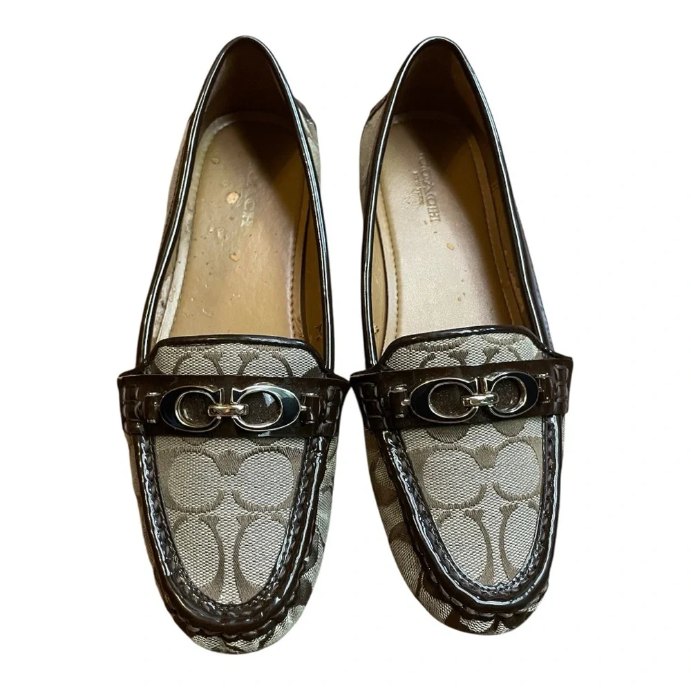 Coach Fortunata Signature C Jacquard Loafers - Picture 4 of 12